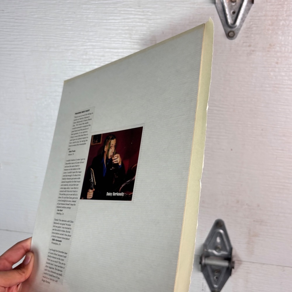 1996 Marilyn Manson Circus Magazine Original Article Daisy Berkowitz Rock - Picture 5 of 5
